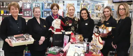  ??  ?? Liz O’Sullivan, Ciara Galvin, Fidelma Trant, Geraldine O’Carroll, Jenny Sheehan, Tina Griffin, Geraldine O’Callaghan of Trant’s Pharmacy.