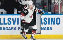  ?? ASSOCIATED PRESS FILE PHOTO ?? The Chicago Blackhawks have dealt Nick Schmaltz to the Arizona Coyotes for Dylan Strome, pictured, and Brendan Perlini in a swap involving three former National Hockey League first-round draft picks.