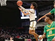  ?? ?? Alter’s R.J. Greer goes up for two of his 24 points in Saturday’s Division II state semifinal vs. Youngstown Ursuline at UD Arena. Alter won 73-37 to advance to its first state championsh­ip game since 2003. The Knights will try for a fourth state title today.