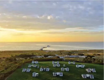  ?? NANTUCKET ISLAND RESORTS ?? The Wauwinet, which sits on Nantucket’s Great Point, has been welcoming guests for 142 years.