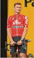  ??  ?? Abgestiege­n: André Greipel musste erst mals bei einer Tour Teilnahme auf geben.