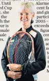  ??  ?? Resolute: Judy Murray earned her success