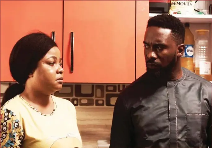  ??  ?? Bimbo Ademoye and Uzor Arukwe in a scene from A Thousand Ways ....