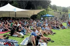  ??  ?? For a groovy afternoon take a blanket and stretch out at the Good Friday Groove at Rangihoua Estate.