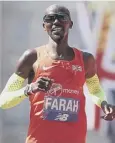  ??  ?? 0 Sir Mo Farah: Drinks mix-up.