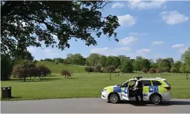  ?? Photograph: Justin Tallis/AFP via Getty Images ?? Government sources raised the prospect of allowing picnics and sunbathing in parks just before a sunny bank holiday weekend.