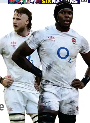  ??  ?? SELF-DEFEATING: Jonny Hill and Maro Itoje gave away silly penalties