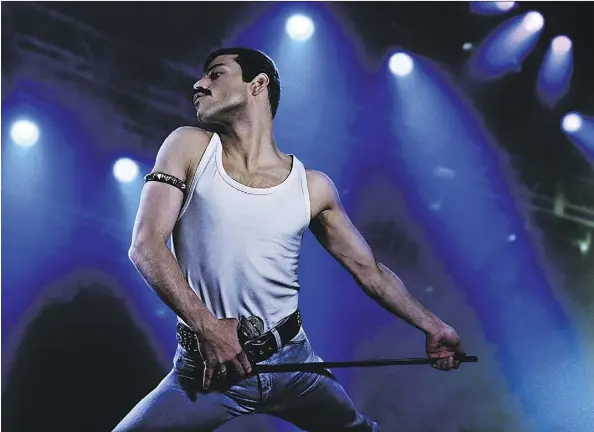  ?? PHOTOS: 20TH CENTURY FOX ?? Actor Rami Malek’s performanc­e as Queen frontman Freddie Mercury is the best part of the biopic Bohemian Rhapsody.