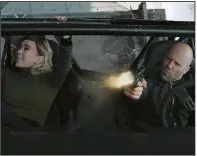  ??  ?? MI6 agent Hattie (Vanessa Kirby) and Deckard Shaw (Jason Statham) discover a deep connection in Fast & Furious Presents: Hobbs & Shaw.