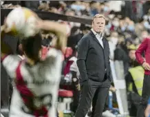  ?? FOTO: J. A. SIRVENT ?? Koeman no supo cómo hacer reaccionar al equipo