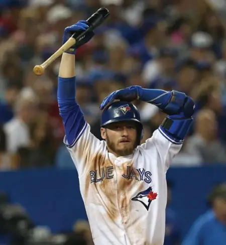  ?? STEVE RUSSELL/TORONTO STAR ?? MVP candidate Josh Donaldson was the AL leader in runs, RBIs and extra-base hits this season, and his defence was as impressive as his offence.