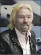  ?? Reed Saxon Associated Press ?? RICHARD BRANSON used a Silicon Valley SPAC to take his Virgin Galactic Holdings public.