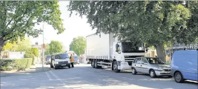  ??  ?? n PARKING PROBLEMS: Restrictio­ns have been put in place near Glebe Primary School in Sussex Road, Ickenham