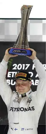  ??  ?? Valtteri Bottas