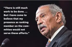  ??  ?? Rep. John Conyers denies allegation­s of harassment. DREW ANGERER/GETTY IMAGES