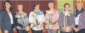  ?? SZ-FOTO: KÖ ?? Die geehrten Landfrauen.