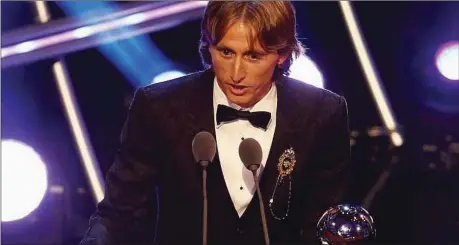  ??  ?? Modric