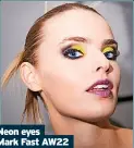  ?? ?? neon eyes Mark Fast aw22