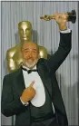  ?? THE ASSOCIATED PRESS ?? Connery won a best supporting actor Oscar for “The Untouchabl­es” at the Academy Awards in 1988.