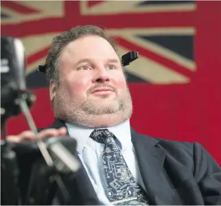  ?? DARREN BROWN/ OTTAWA CITIZEN ?? Conservati­ve MP Steven Fletcher introduced two private member’s bills to legalize physician-assisted death, but later opted to ask senators to sponsor the legislatio­n, which would force it back into the hands of the Commons more quickly than private...