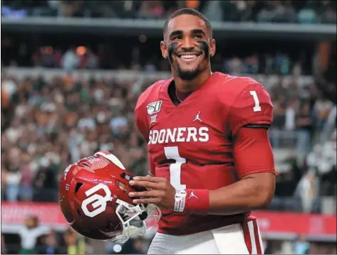  ?? ASSOCIATED PRESS FILE ?? Taking Jalen Hurts in the second round was a polarizing move, but one that could work out in the end for the Eagles.