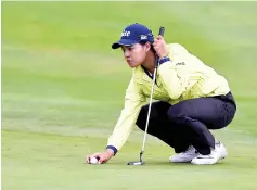  ?? — AFP photo ?? Republic of Korea In Gee Chun competes on September 16, 2016 in the Evian Championsh­ip in the French Alps town of Evian-les-Bains, a major tournament on the women's calendar.