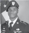  ??  ?? Sgt. La David Johnson was one of four U.S. soldiers killed on Oct. 4 in a firefight with militants tied to Islamic State in Niger.