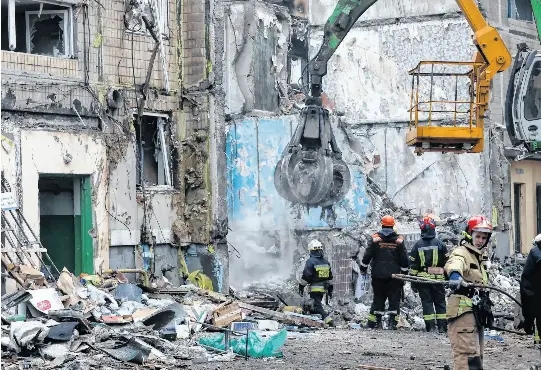 Death toll from strike on Ukraine apartment block rises to 40 - PressReader