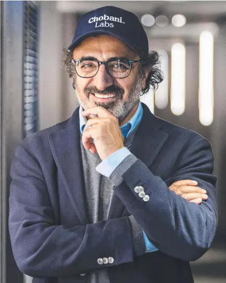  ?? Picture; The Australian ?? Chobani founder Hamdi Ulukaya sees great promise in Australia.