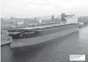  ?? U.S. COAST GUARD VIA ASSOCIATED PRESS ?? The Gallia Graeca, in an undated Coast Guard photo, is shown in Seattle. The ship dumped 5,000 gallons of oily bilge water in the high seas.