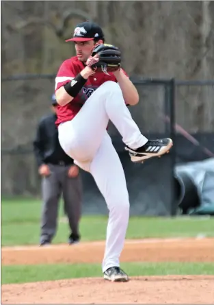  ?? COURTESY OF RIDER ATHLETICS ?? Rider senior Frank Doelling set all kinds of pitching records at Riverside High.