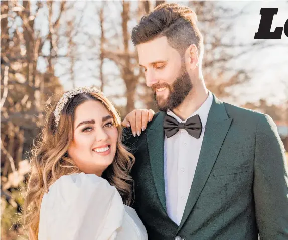  ?? Photo / Jordiphotn­z ?? Alex Pledger and Bailee Wilson-Pledger married last week and are now excited for his return to basketball between cancer treatments.