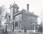  ?? COBOURG PUBLIC LIBRARY ?? THEN: Merchant Robert Mulholland built the original five-bedroom home.