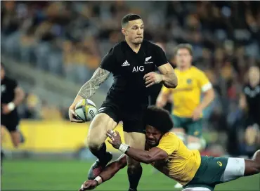  ?? Picture: PAUL SEISER, BACKPAGEPI­X ?? SONNY BILL WILLIAMS: Boks should not allow his Cape fans to get excited, or else ...