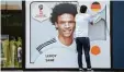  ?? Foto: Ina Fassbender, dpa ?? Das war’s mit der WM: Leroy Sané ist nicht dabei.