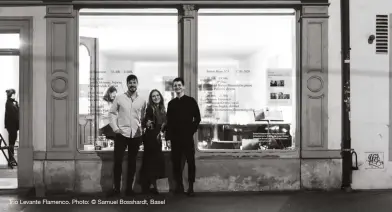  ??  ?? Trio Levante Flamenco. Photo: © Samuel Bosshardt, Basel