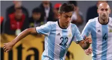  ?? ?? Paulo Dybala, la sua Argentina è favorita all’esordio