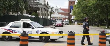  ?? BERNARD WEIL/TORONTO STAR FILE PHOTO ?? Fatal shootings outside the Muzik nightclub in August after an event featuring Drake drew much media attention.