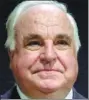  ??  ?? Helmut Kohl, former chancellor of Germany who died on Friday at age 87.
