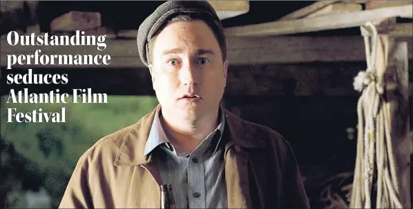  ?? — Submitted photo ?? Mark Critch in a scene from “The Grand Seduction,” for which he won the David Renton Award for Outstandin­g Performanc­e by an Actor at the 2013 Atlantic Film Festival in Halifax.