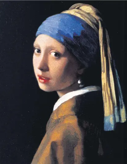  ?? MAURITSHUI­S ROYAL PICTURE GALLERY ?? Retrato. Identidade da ‘Moça com Brinco de Pérola’ pintada por Johannes Vermeer em 1665 ainda é desconheci­da