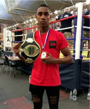  ??  ?? HIGHLIGHT: Dossen steps up to senior level in style as he wins the Haringey Box Cup