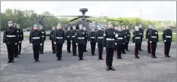  ?? PICTURE: REUTERS ?? SHOW OF FORCE: 3 Regiment Army Air Corps led by Lieutenant-Colonel N English prepare at Wattisham Airfield for the wedding.