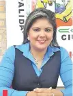  ??  ?? La concejala municipal de Ciudad del Este María Portillo (PLRA, efrainista) sería la protagonis­ta del audio, pero ella lo niega.