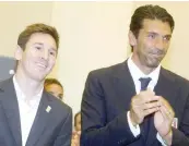  ?? ANSA ?? Messi e Buffon, tra i candidati ai Globe Soccer Awards