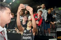  ?? GETTY IMAGES ?? RJ Hampton says he’s loving the crowds at Auckland’s Spark Arena this season, adding the players ‘‘feed off’’ the energy in the building.