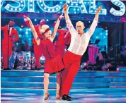  ??  ?? Just having fun: Robert Rinder, left with partner Oksana on Strictly Come Dancing, and, far right, on his courtroom reality show Judge Rinder