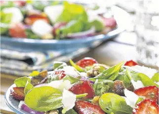  ??  ?? This flavour-packed salad can be served as a first course salad or alongside grilled pork, lamb or beef.