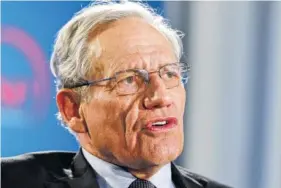  ?? AP FILE PHOTO BY ALEX BRANDON ?? Former Washington Post reporter Bob Woodward speaks in 2012 during an event to commemorat­e the 40th anniversar­y of Watergate in Washington.