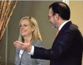  ??  ?? REUNIÓN. Videgaray y la secretaria de Seguridad Interior de EU, Kirstjen Nielsen.